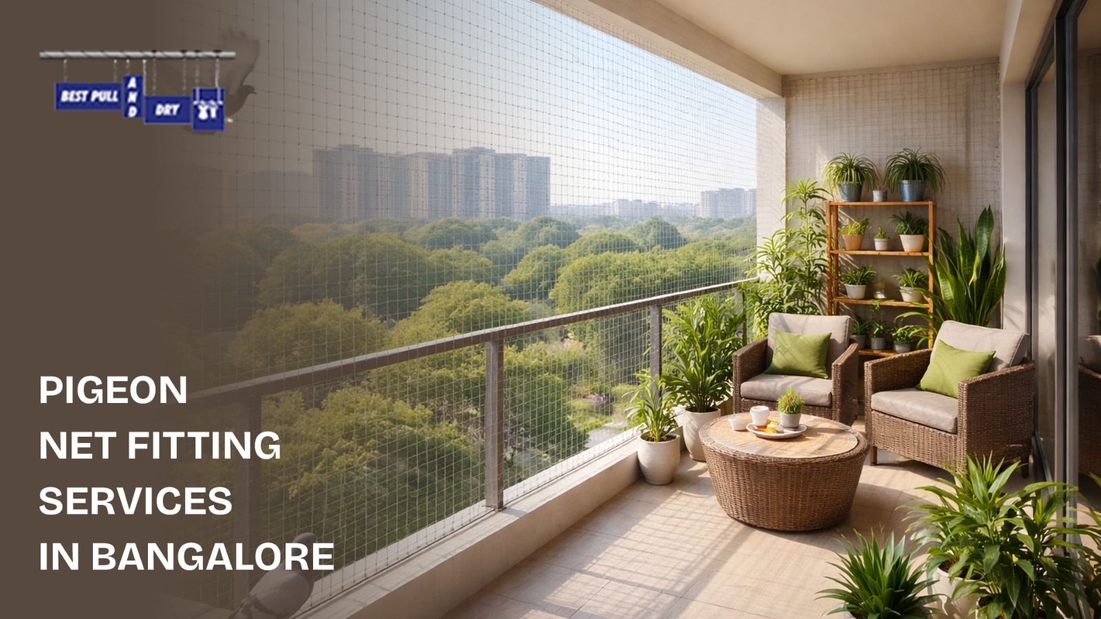 Pigeon Net Fitting Services in Bangalore